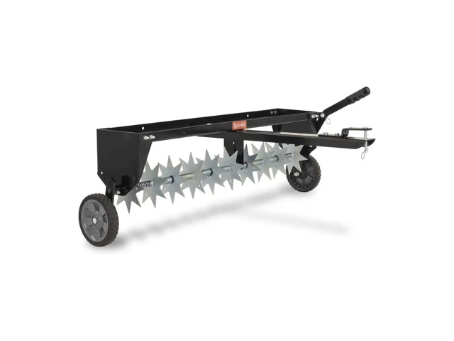 Agri-Fab 45-0544 40-Inch Tow-Behind Spike Aerator (10 Star Spike Disks, 100 lb Tray — Non-Coring)